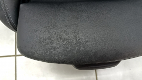 Driver's seat BMW X3 G01 18-21 without airbag, electric, heated, leather Vernasca black, gray stitching, leather defect