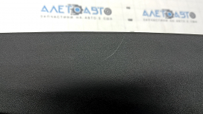 Console central armrest BMW X3 G01 18-21 black, armrest leather Vernasca black, gray stitching, cracked armrest, scratches