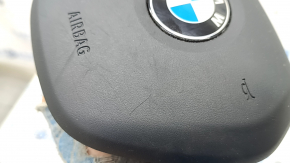 Airbag in steering wheel driver BMW X3 G01 18- black type 1, scratches, rusty pyropatron