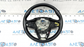 Naked steering wheel BMW X3 G01 18 - leather, black, heated, under petals and active lane keeping, scratches