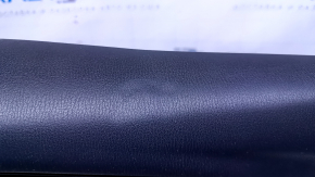 Door trim card rear right Mazda 6 13-15 Touring black with black insert leather, armrest black leather, molding chrome, dents, scratches, abrasions