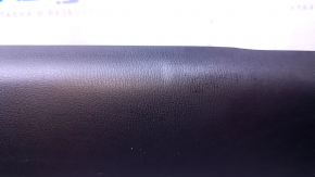 Door trim card rear right Mazda 6 13-15 grand touring black with black insert leather, armrest black leather with red stitching, molding chrome, dents, scratches, abrasions