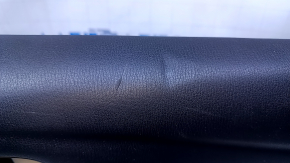 Door trim card rear right Mazda 6 13-15 Sport black with black insert cloth, armrest black leather, molding chrome, dents, scratches, abrasions, scuffs