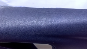 Door trim card rear right Mazda 6 13-15 Touring black with beige insert leather, armrest black leather with red stitching, molding chrome, dent, abrasions, scratches