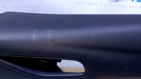 Door trim card rear right Mazda 6 13-15 Sport black with gray insert cloth, armrest black leather, dent, scratches, abrasions, pokes