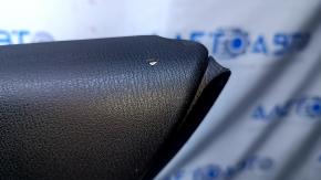 Door trim card rear right Mazda 6 13-15 Sport black with gray insert cloth, armrest black leather, dent, scratches, abrasions, scuffs