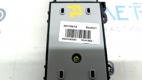 Front left window lift control Kia Niro 17-22 chrome, for automatic folding