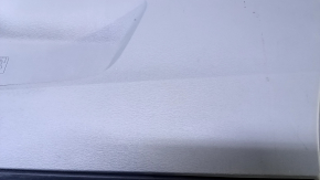 Door trim card rear right Toyota Sienna 11-14 dark gray with gray insert plastic, with curtain, scuffs, scratches