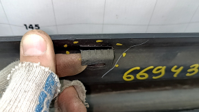 Right threshold BMW X3 G01 18-21 structure, with backlight, bumps, scratches, broken fastening