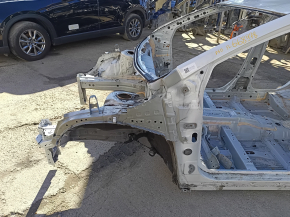 Front left quarter Toyota Prius 50 16-22 on the body, white