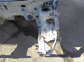 Front left quarter Toyota Prius 50 16-22 on the body, white