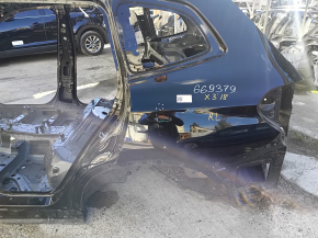 Quarter wing rear left BMW X3 G01 18- on the body, black, dent