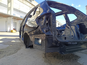 Quarter wing rear left BMW X3 G01 18- on the body, black, dent