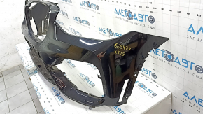 Bare front bumper BMW X3 G01 18-21 for parking sensors, without camera, black, scratches