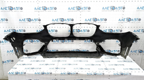 Bare front bumper BMW X3 G01 18-21 for parking sensors, without camera, black, scratches