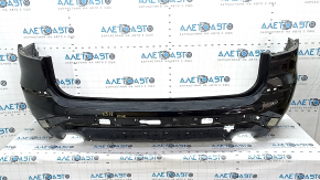 Bare rear bumper BMW X3 G01 18-21 X-Line for parking sensors, without towbar, black, scratches