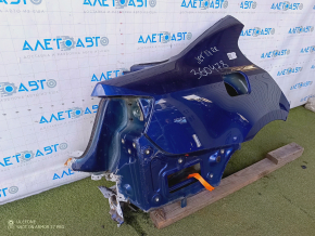 Quarter wing rear right VW Jetta 11-18 USA blue, sawed off, non-standard, pokes