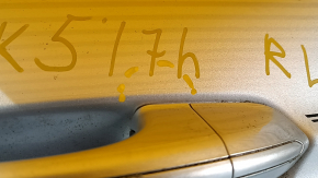 Door assembly rear left Ford Fusion mk5 13-20 silver UX, dent, bumps, cracks in the trim