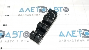 Front left window lift control Ford Fusion mk5 13-20 black with chrome, 4 auto