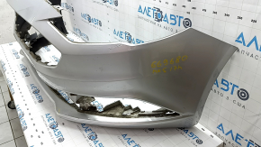Front bumper bare Ford Fusion mk5 17-18, pressed, scratches, non-factory holes, dents