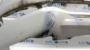 Front bumper bare Ford Fusion mk5 17-18, pressed, scratches, non-factory holes, dents