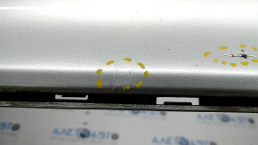 Rear bumper bare Ford Fusion mk5 13-18 without parking sensors, silver, scratches, dents, crack