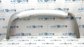 Rear bumper lip Ford Fusion mk5 13-18 for 1 pipe, silver, scratches