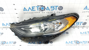 Headlight front left complete Ford Fusion mk5 17-20 halogen, with DRL, sand, scratches