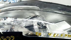 Headlight front left complete Ford Fusion mk5 17-20 halogen, with DRL, sand, scratches
