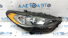 Front right headlight complete Ford Fusion mk5 17-20 halogen, with DRL, sand