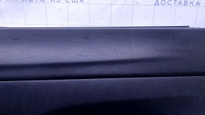 Door trim card rear right Mitsubishi Outlander Sport ASX 13-17 black with black insert plastic, armrest black cloth, scuffs, scratches