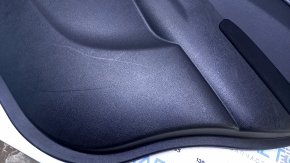 Door trim card rear right Mitsubishi Outlander Sport ASX 13-17 black with black insert plastic, armrest black cloth, scuffs, scratches