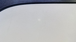 Door trim card rear right Dodge Grand Caravan 11-20 gray with black insert plastic, scuffs, scratches, crack in the body, whitened plastic