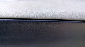 Door trim card rear right Dodge Grand Caravan 11-20 gray with black insert plastic, scuffs, scratches, crack in the body, whitened plastic