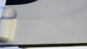 Door trim card rear right Dodge Grand Caravan 11-20 gray with black insert plastic, scuffs, scratches, crack in the body, whitened plastic