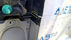 Door trim card rear right Dodge Grand Caravan 11-20 gray with black insert plastic, scuffs, scratches, crack in the body, whitened plastic
