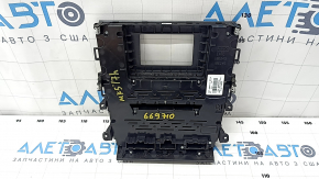 Ford Fusion mk5 13-20 SYNC 1 radio control panel for dual-zone climate control, volume control defect, scratches