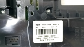 Ford Fusion mk5 13-20 SYNC 1 radio control panel for dual-zone climate control, volume control defect, scratches