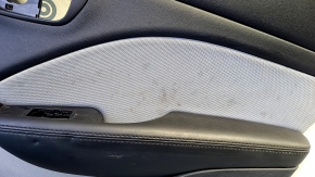 Door trim card rear right Dodge Dart 13-16 black with light gray insert cloth, armrest black leather, scratches, abrasions, dents, for dry cleaning