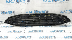 Grill radiator grill assembly with frame Ford Fusion mk5 17-18 chrome, sand, broken fasteners, dent