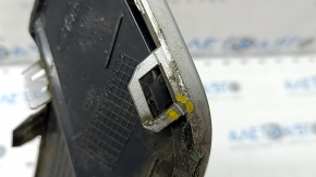 Front bumper grille left Ford Fusion mk5 17-18 without fog lights, structure, molding silver, sand, broken fasteners