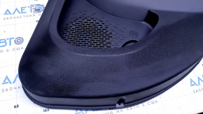 Door trim card rear right Fiat 500X 16-17 black with gray insert leather, armrest gray leather, under the tweeter, scuffs, scratches