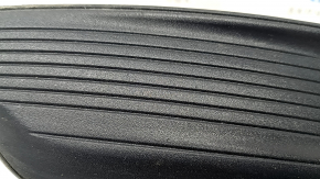 Front bumper grille left Ford Fusion mk5 17-18 without fog lights, structure, molding silver, sand, broken fasteners