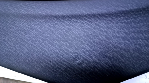 Door trim card rear right Mini Cooper Countryman R60 10-16 black with red insert plastic, armrest black rubber, molding black gloss, scratches, abrasions, scuffs, bumps, dents