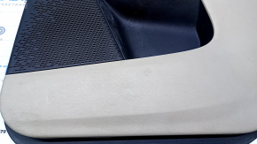 Door trim card rear right Dodge Journey 11- beige with beige insert leather, armrest beige leather, scratches, abrasions, dents