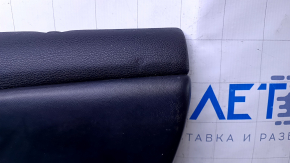 Door trim card rear right Dodge Journey 11- black with black insert leather, armrest black leather, scratches, abrasions, dents, bumps, scuffs