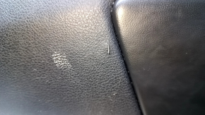 Door trim card rear right Dodge Journey 11- black with black insert leather, armrest black leather, scratches, abrasions, dents, bumps, scuffs