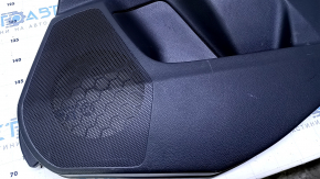 Door trim card rear right Subaru Forester 14-18 SJ black with gray insert cloth, armrest gray cloth, scratches, abrasions