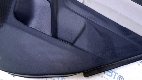 Door trim card rear right Subaru Forester 14-18 SJ black with gray insert cloth, armrest gray leather, scratches, abrasions, for dry cleaning