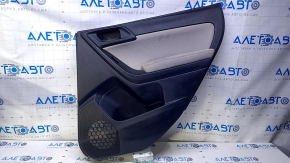Door trim card rear right Subaru Forester 14-18 SJ black with gray insert cloth, armrest gray cloth, scratches, abrasions, for dry cleaning